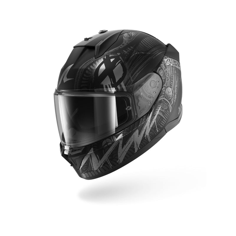 Shark Shark D-SKWAL 3 Shiever Mat Helmet - Black/Anth./Silver -