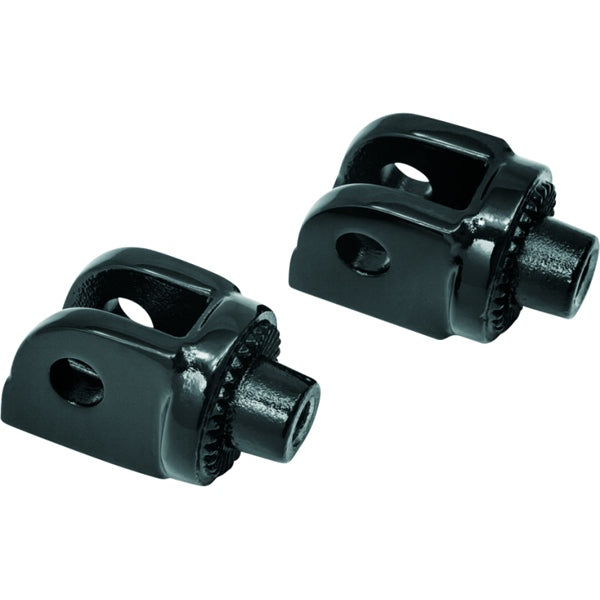Kuryakyn Adapter Mount Splined Gloss BK
