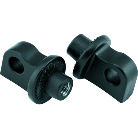 Kuryakyn Adapter Mount Splined Satin BK