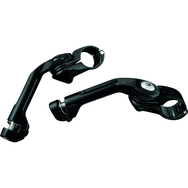 Kuryakyn ARM Back 6" Tourtech W/clamp 1-1/4" BK