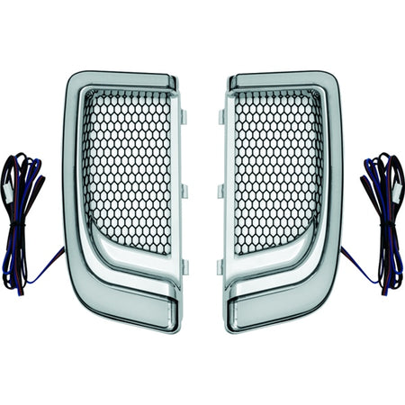 Kuryakyn Fairing Grill LED LWR Tracer CH
