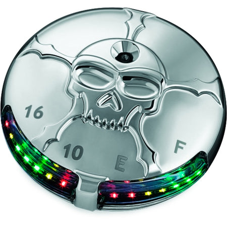 Kuryakyn Fuel/battery Gauge LED Zombie CH