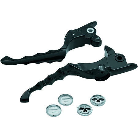 Kuryakyn Lever SET Zombie Gloss BK