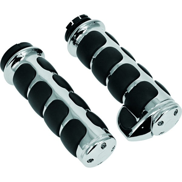 Kuryakyn Grips W/throttle Premium ISO CH