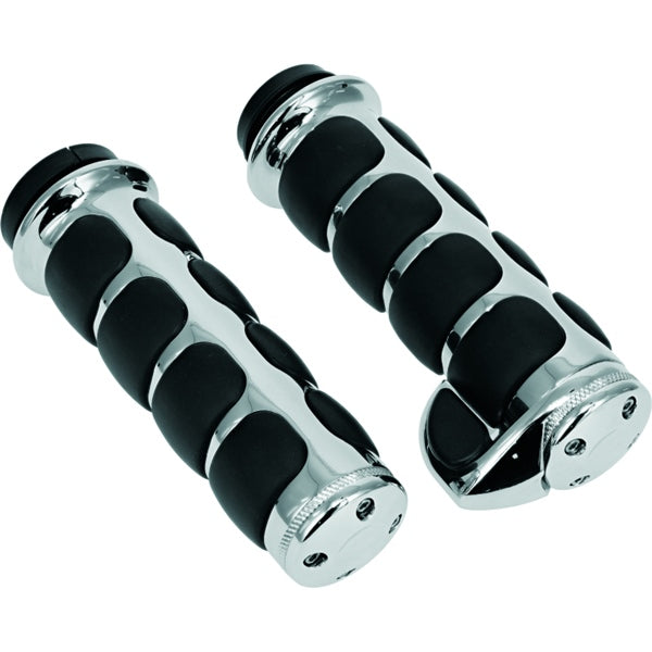Kuryakyn Grips W/throttle Premium ISO CH