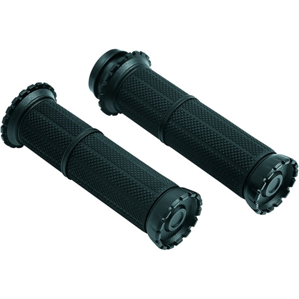Kuryakyn Grip Throttle-by-wire Riot SAT BK