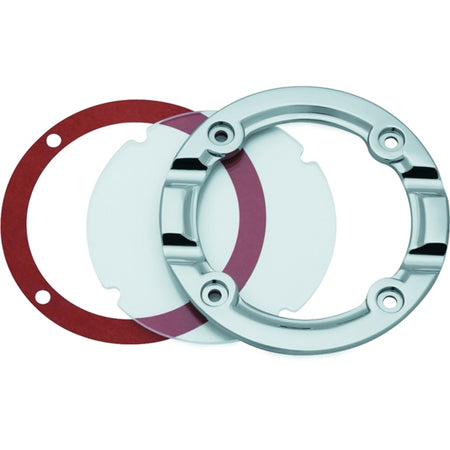 Kuryakyn Trap Door CLR & Trim Ring ALU AIR Filter