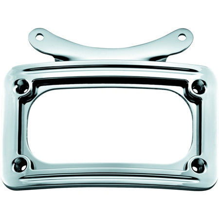 Kuryakyn License Plate Frame Curved Chrm