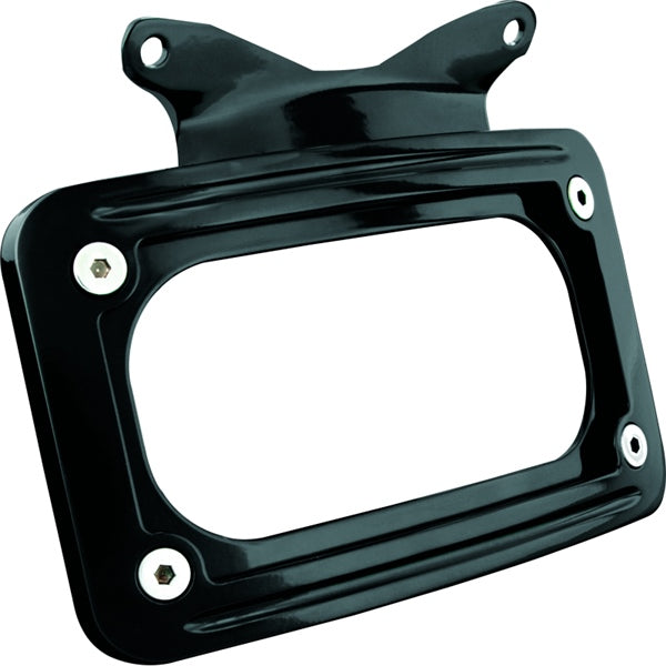 Kuryakyn License Plate Frame Curved BK
