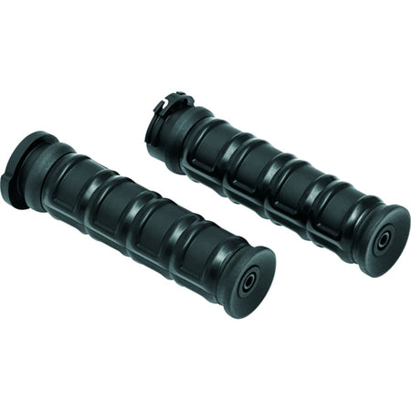 Kuryakyn Grips Dillinger Dual Cable Satin BK