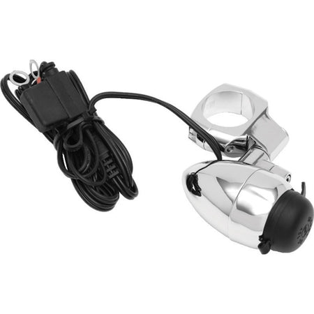 Kuryakyn Power Plug W/ 1-1/4" BAR Mount Chrm