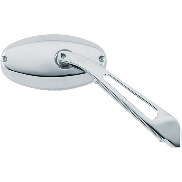 Kuryakyn Mirror Side Ellipse Flat Glass Chrm