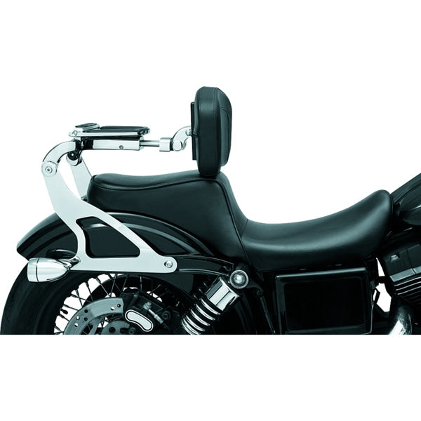Kuryakyn Fixed Mount Backrest Chrm