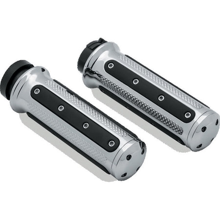 Kuryakyn Grips Heavy IND Throttle-by-wire Chrm
