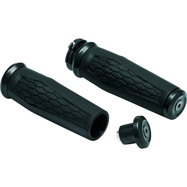 Kuryakyn Grips HEX Dual Cable BK