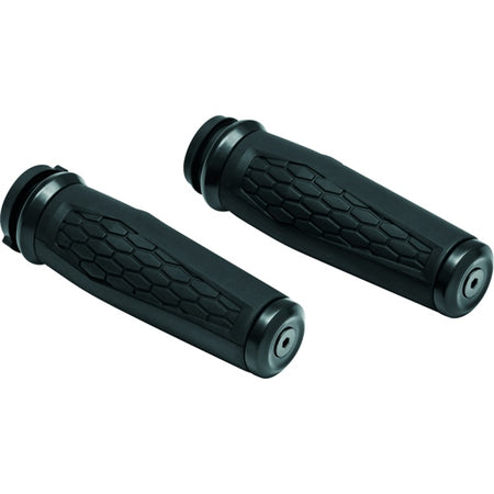 Kuryakyn Grips HEX Throttle-by-wire BK