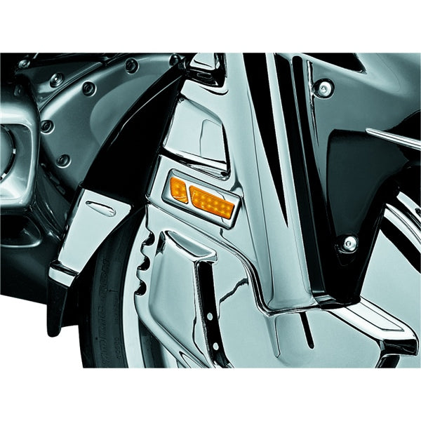 Kuryakyn Reflector Conversion FT LED AMB Chrm