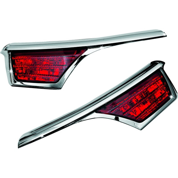 Kuryakyn Turn Signal Trim Passenger Armrest Chrm