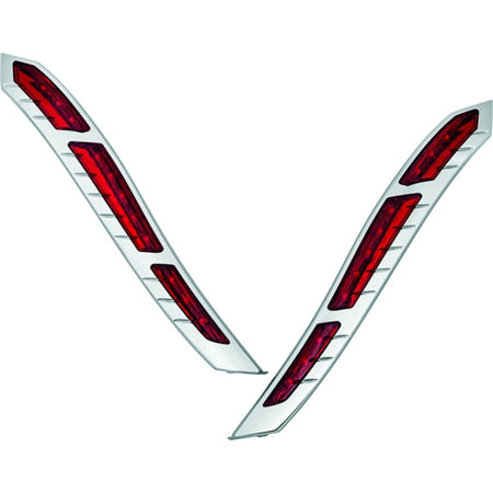 Kuryakyn Fender Strip Light RR LED RD Lens Chrm