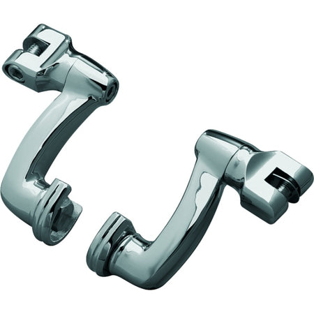 Kuryakyn Footpeg Mount Offset Chrm