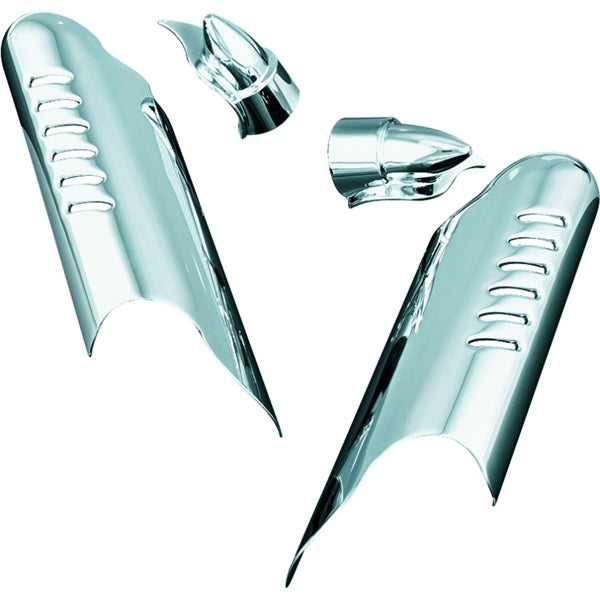 Kuryakyn LEG Deflector Shield LWR Chrm