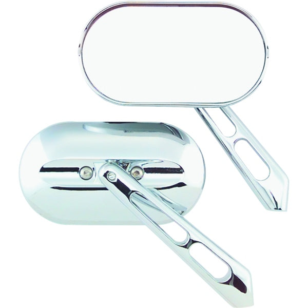 Kuryakyn Mirror Magnum Small Flat Glass Chrm