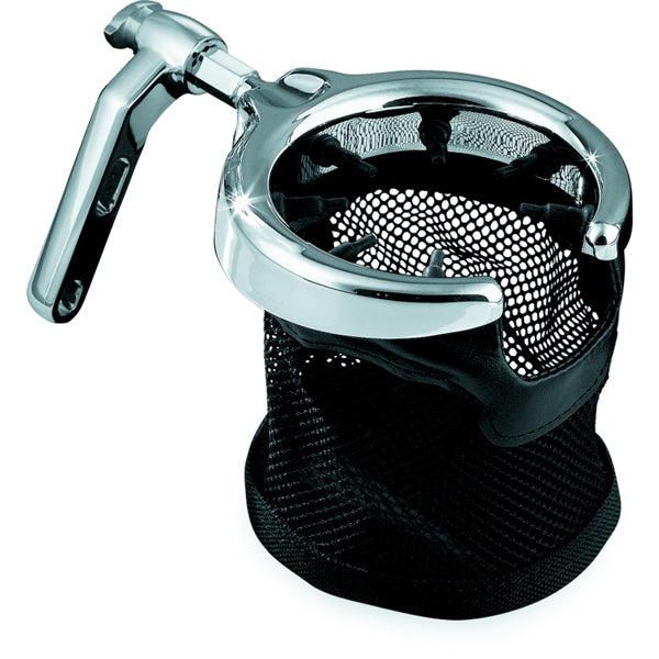 Kuryakyn Drink Holder Perch Mount W/ Basket Chrm