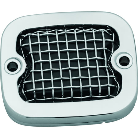 Kuryakyn Mesh Master Cylinder Brake Cover - Chrome