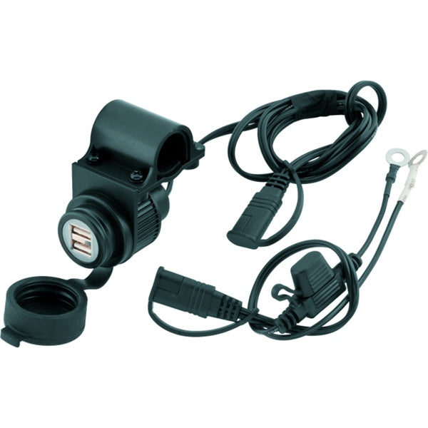 BikeMaster USB Dual Socket W/bracket