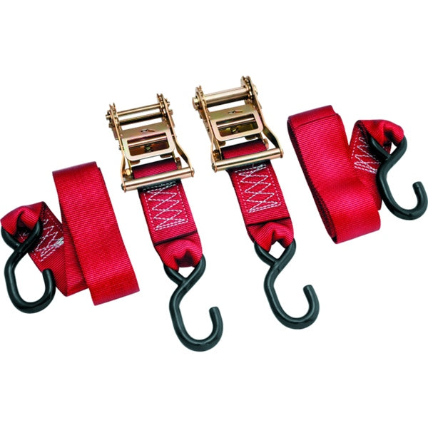 BikeMaster Ratchet TIE Down 2X84" Pair RD
