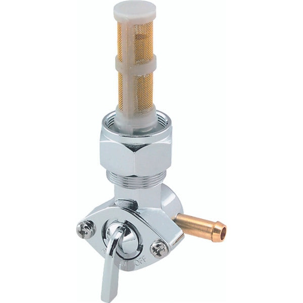 Biker's Choice Petcock Fuel Straight RG Chrome