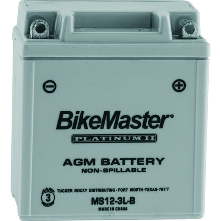 BikeMaster MS12-3L-B AGM Battery