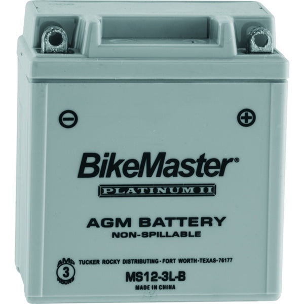 BikeMaster MS12-3L-B AGM Battery