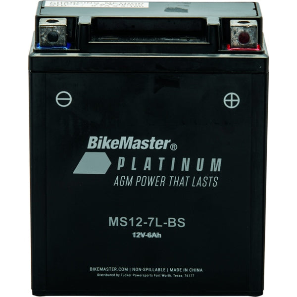 BikeMaster MS12-7L-BS AGM Battery