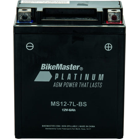 BikeMaster MS12-7L-BS AGM Battery