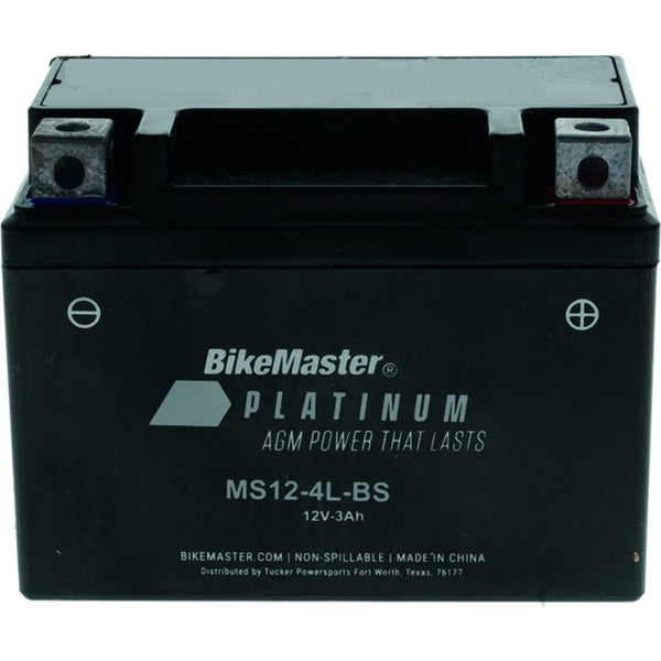 BikeMaster MS12-4L-BS AGM Battery
