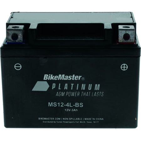 BikeMaster MS12-4L-BS AGM Battery