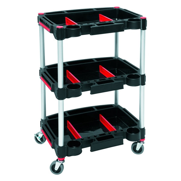 BikeMaster Tool Cart Multi Purpose Bk/rd