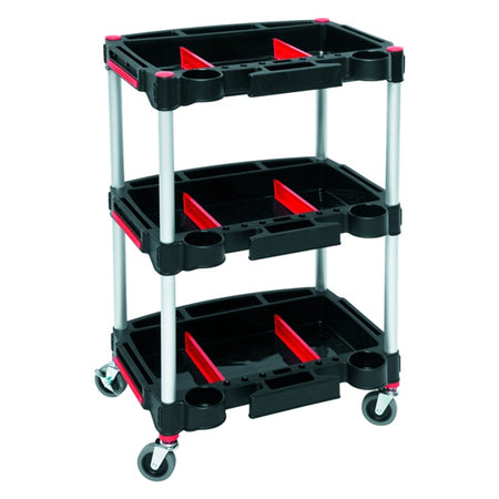 BikeMaster Tool Cart Multi Purpose Bk/rd