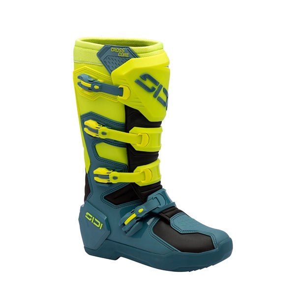 Sidi Boot Crosscore Petrol Fluo YE 47