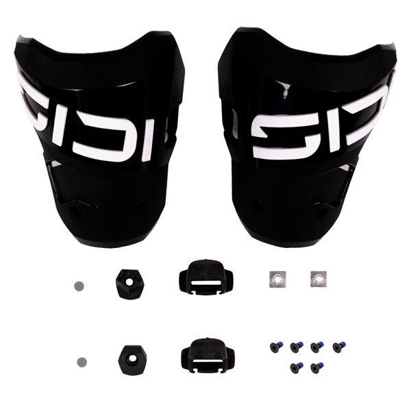 Sidi Shin Plate Bk/wh