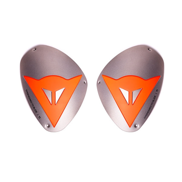 Dainese Knee Plate KIT Tit/rd Fluo