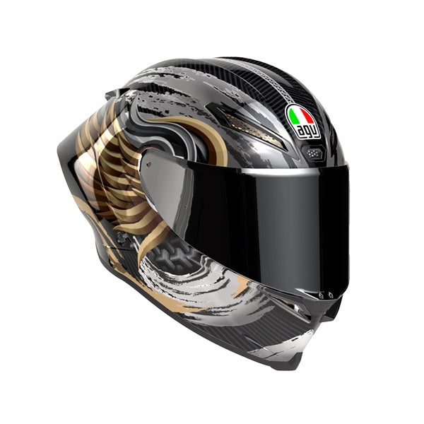 AGV Helm Pista GP RR S Onore Carb Gld/si