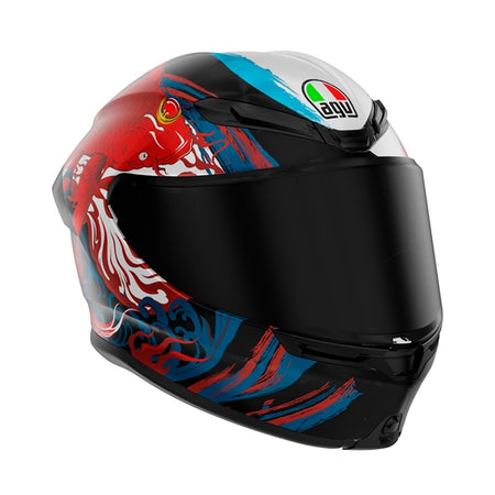 AGV Helm K6 S Mizukoi Bk/bl/rd
