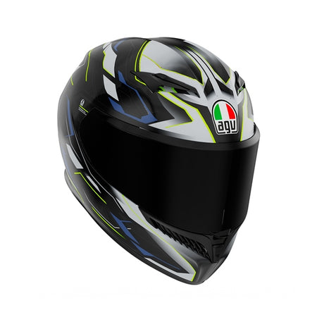 AGV Helm K3 Techplate MAT Bk/gy/lime