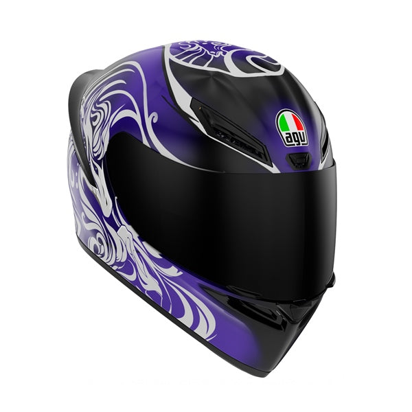 AGV Helm K1 S Windrunner Bk/pr/si