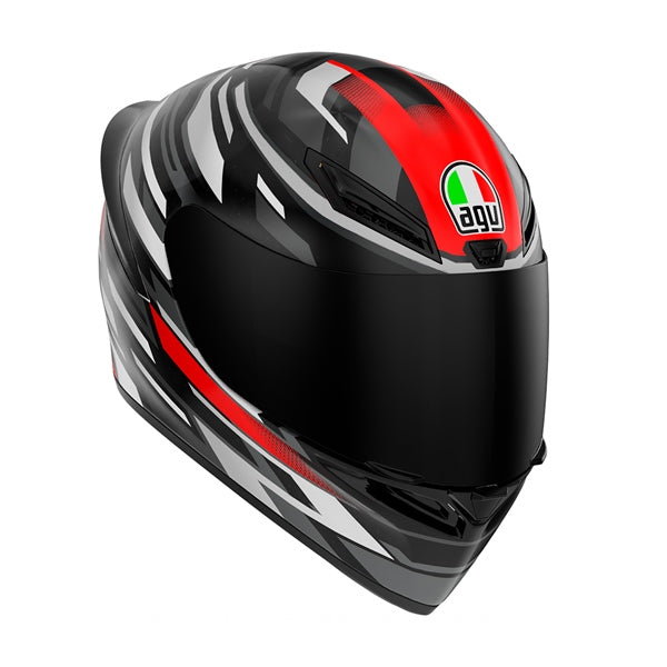 AGV Helm K1 S Raceflare Bk/si/rd
