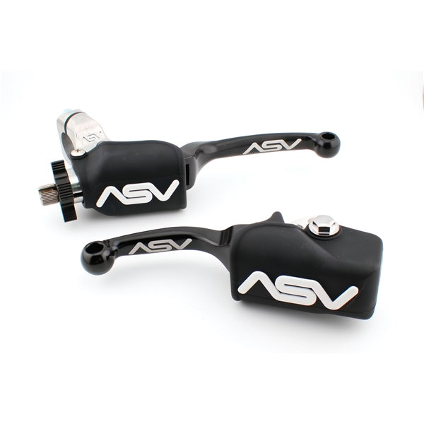 ASV Lever Brake & Clutch F3 Pack W/covers BK