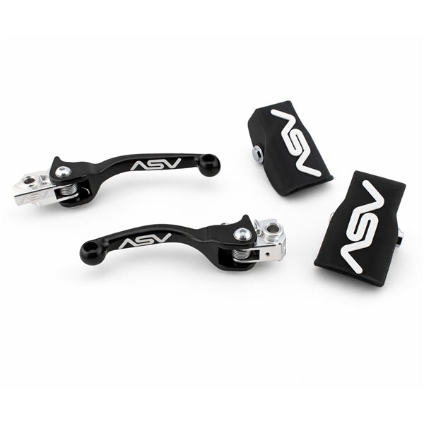 ASV Lever Brake & Clutch F3 Pack W/covers BK