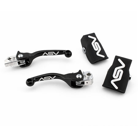 ASV Lever Brake & Clutch F3 Pack W/covers BK